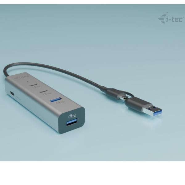 HUB Universale MTL USB-C/USB-A (4 porte USB (2x USB-A e 2x USB-C) + PD 85W 3