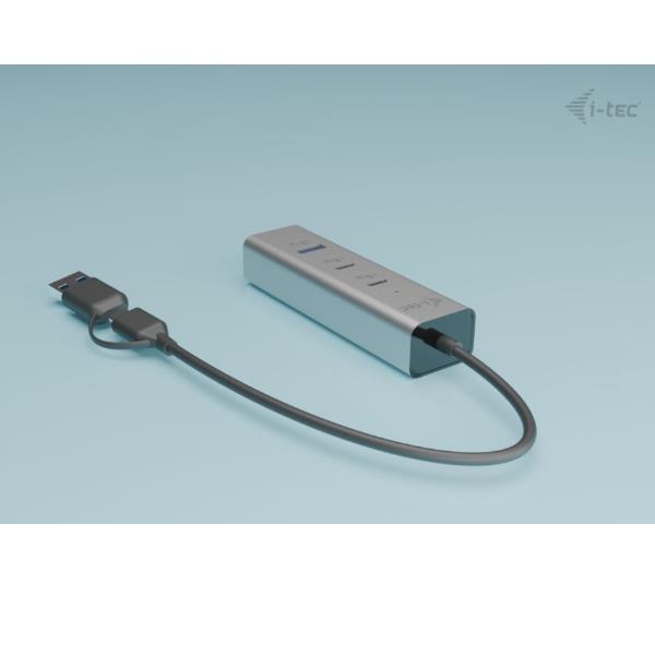 HUB Universale MTL USB-C/USB-A (4 porte USB (2x USB-A e 2x USB-C) + PD 85W 4