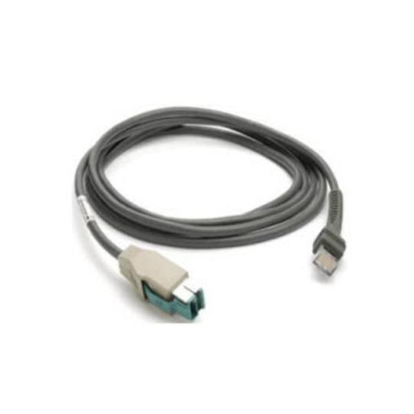 ZEBRA - EVM CABLE-SHIELDED USB:POWER PLUS CON 2 METERS/STRAIGHT, 12V
