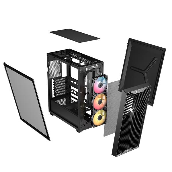 3200D RS ARGB MID-TOWER CASE BLACK 4