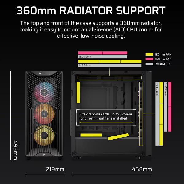 3200D RS ARGB MID-TOWER CASE BLACK 6