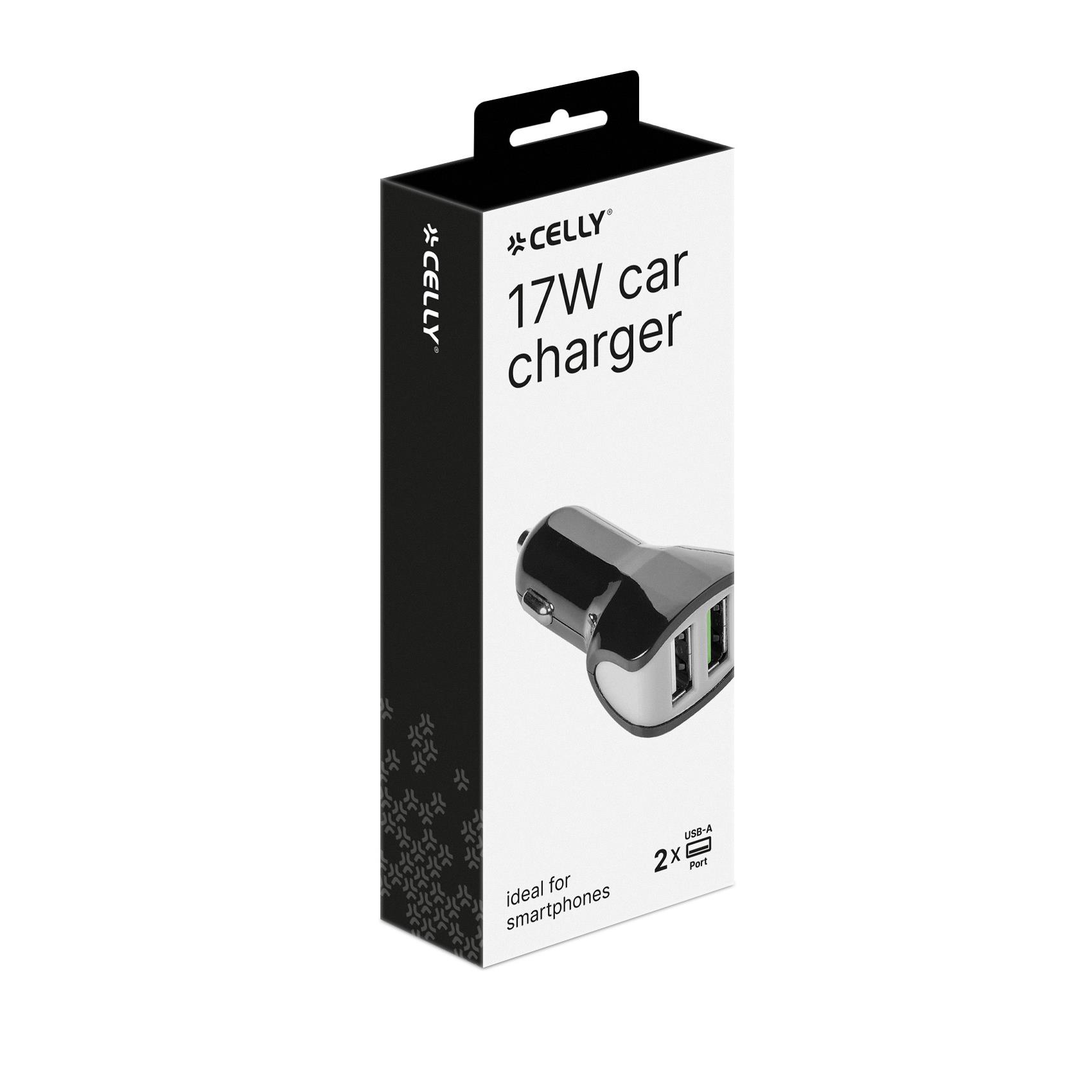 CC2USBTURBO - 17W 2 USB-A Car Charger 7