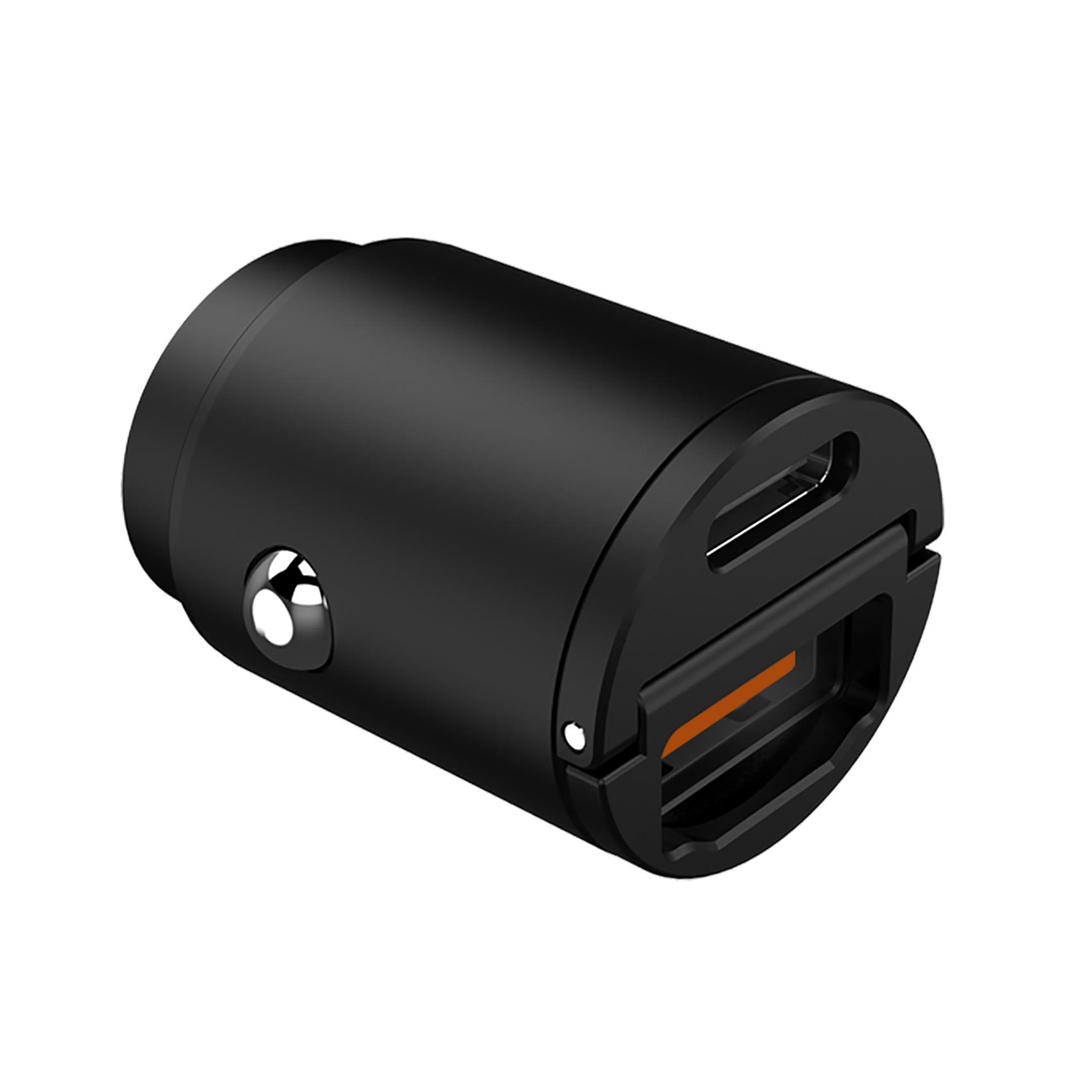 CELLY CCMINIUSBUSBC - 30W USB-A/USB-C Mini Car Charger [PRO POWER]