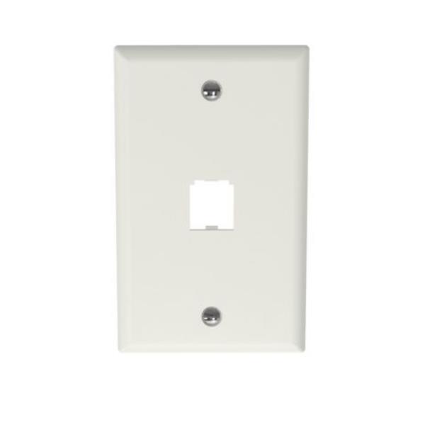 PANDUIT PLACCA PER 1 MINICOM VERT.BIANCA