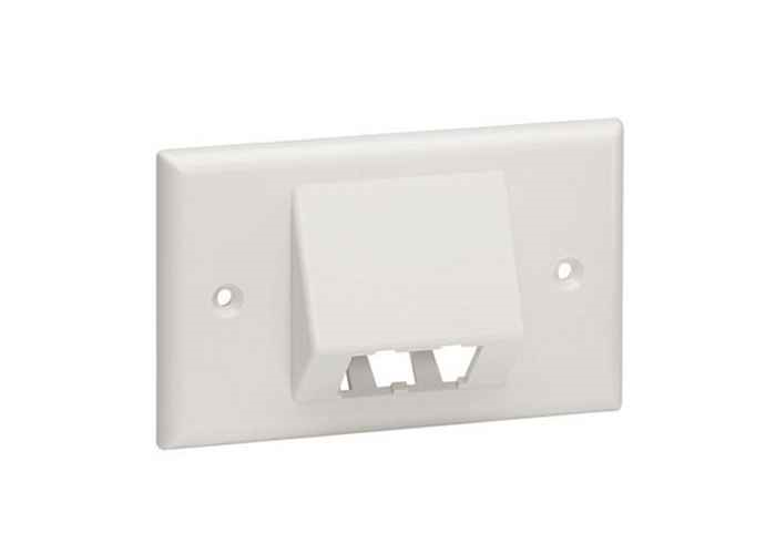 PANDUIT PLACCA PER 4 MINI-COM BIANCA