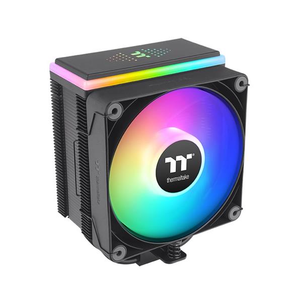 Thermaltake ASTRIA 400 ARGB Sync/Air Cooler/Single Tower/120 x 120 x 25mm/Ø6mm x 6 pcs/PWM 500~1800 RPM/Black/TDP 230W/Support LGA1700 and AM5/MB ARGB Sync