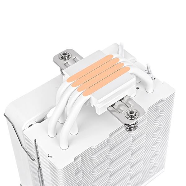 ASTRIA 200 ARGB White/Air cooler/4Pipe HDT/Fan120 x1/PWM 500~1800rpm/MB Sync only/White 2