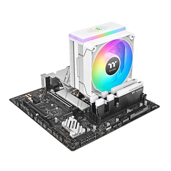 ASTRIA 200 ARGB White/Air cooler/4Pipe HDT/Fan120 x1/PWM 500~1800rpm/MB Sync only/White 6