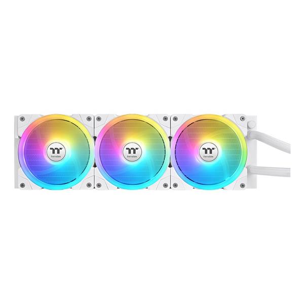 Thermaltake MAGFloe 360 Ultra Snow Edition/All-In-One Liquid Cooler System/ARGB Fan 120*3/PWM 500~2000rpm/Water Block 3.95inch LCD/TT RGB Plus Software/White