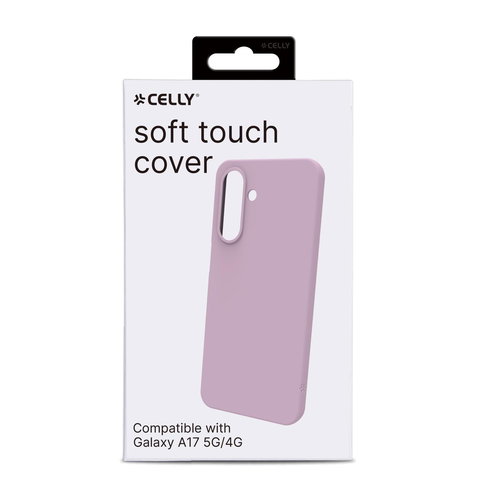 CROMO - Cover in morbido TPU con finitura soft touch colore rosa compatibile con Galaxy A17 5G/ A17 5G Enterprise Edition/ A17 4G 3