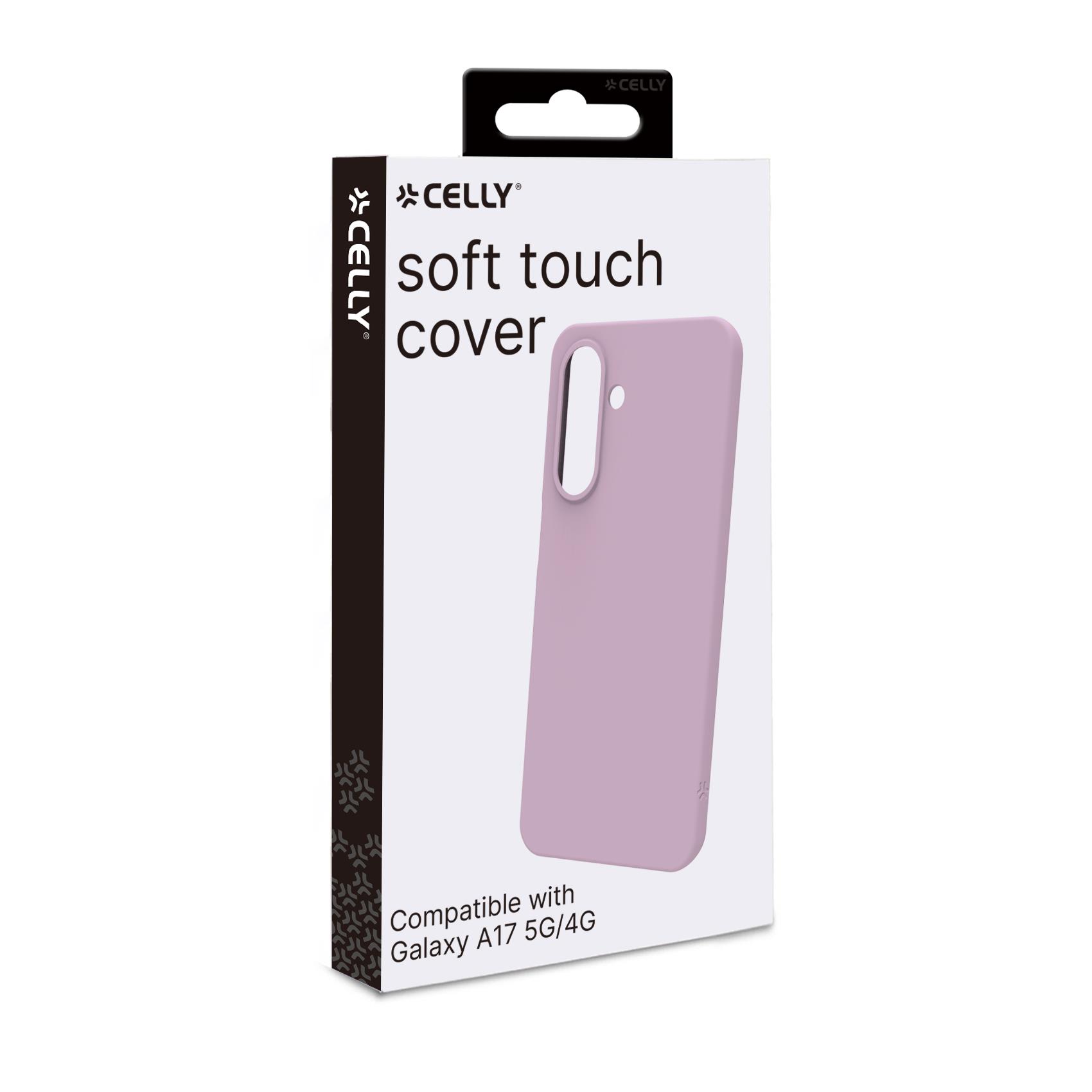 CROMO - Cover in morbido TPU con finitura soft touch colore rosa compatibile con Galaxy A17 5G/ A17 5G Enterprise Edition/ A17 4G 5