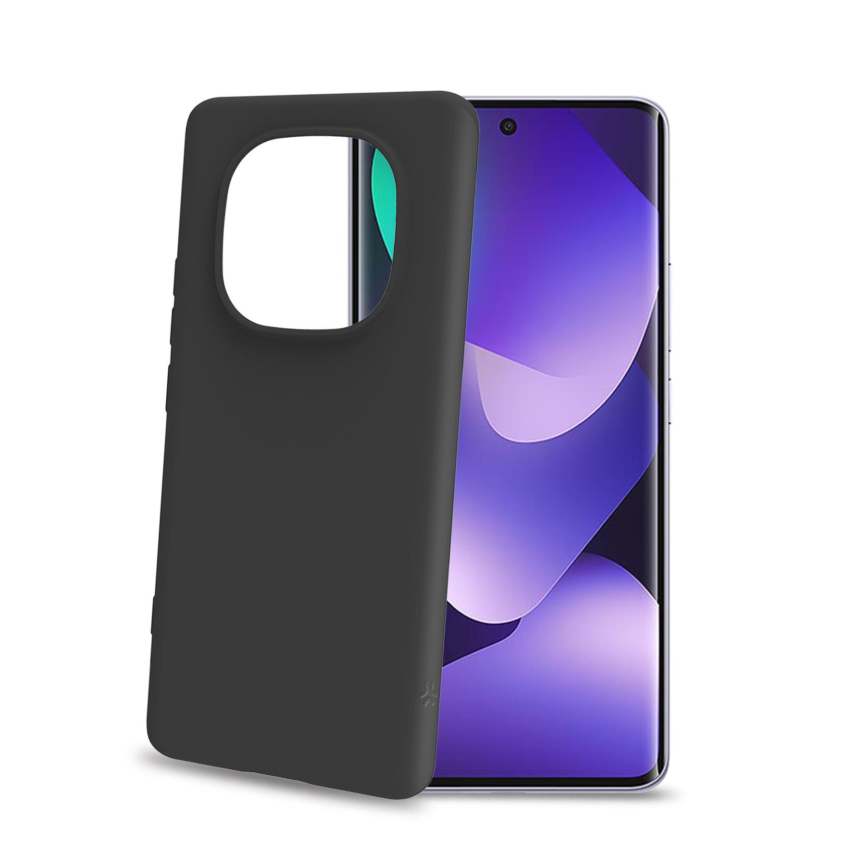 CROMO - Cover in morbido TPU con finitura soft touch colore nero compatibile con Xiaomi Redmi Note 15 5G/ Redmi Note 15 4G/ Poco M8 5G 2