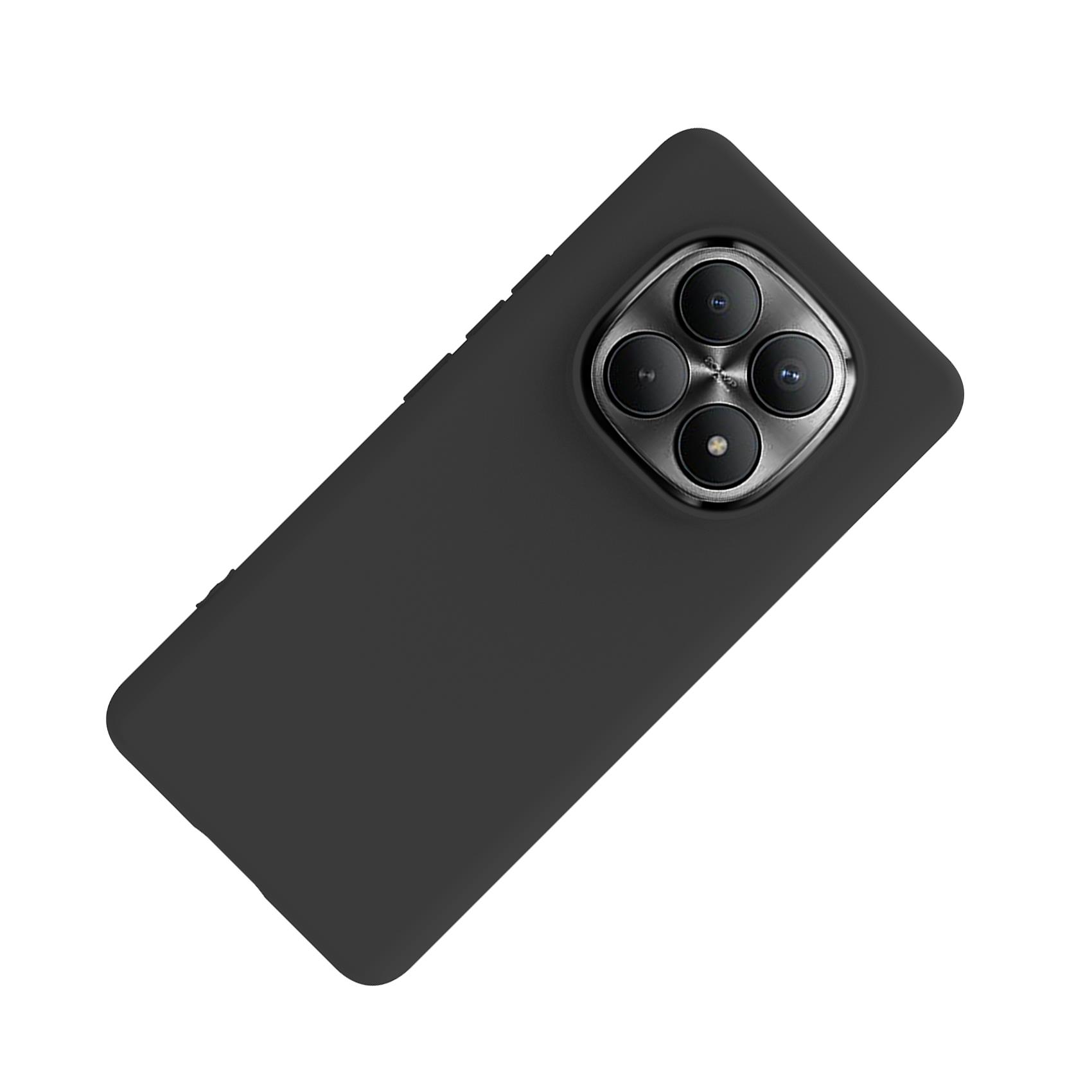 CROMO - Cover in morbido TPU con finitura soft touch colore nero compatibile con Xiaomi Redmi Note 15 5G/ Redmi Note 15 4G/ Poco M8 5G 11