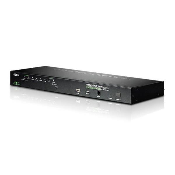 ATEN Switch KVM over IP VGA PS/2-USB a 8 porte 1 accesso condivisione locale/remoto