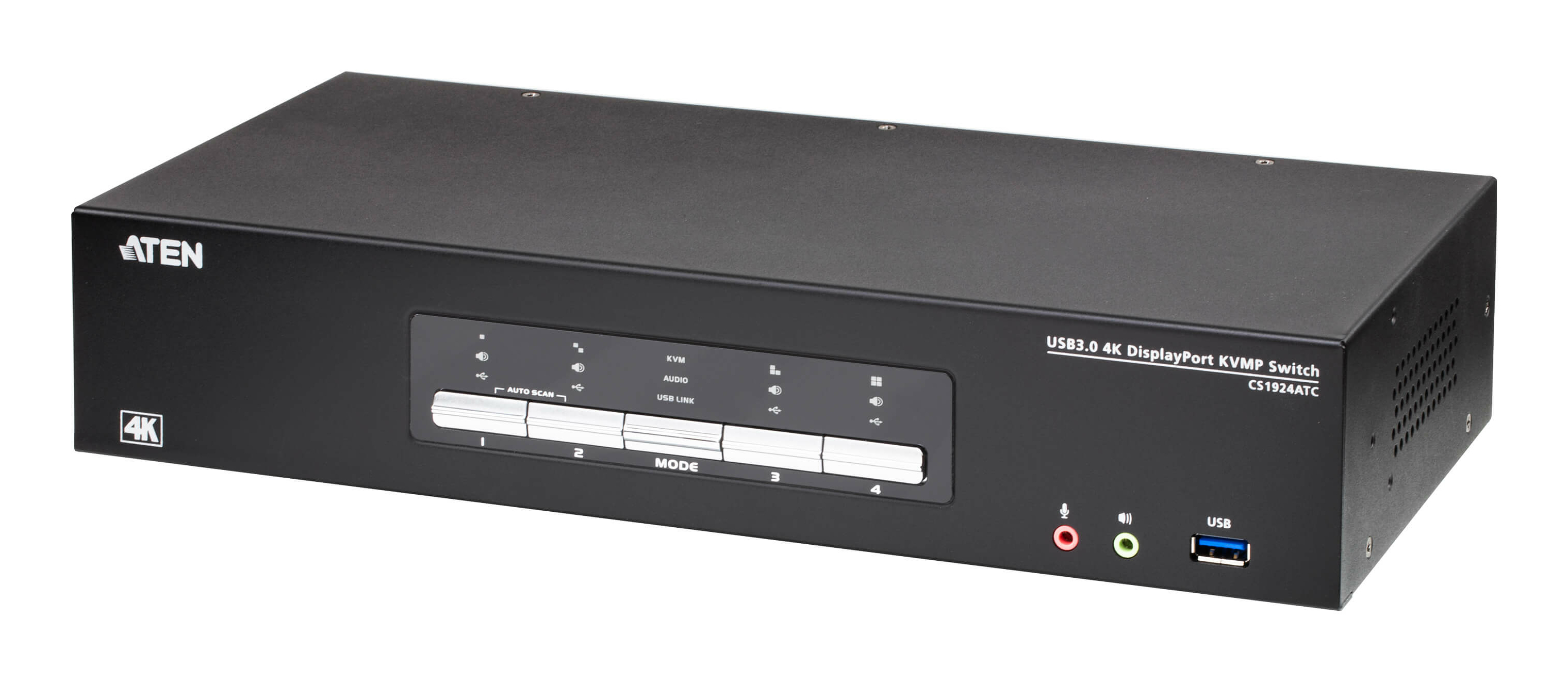 ATEN 4-PORT USB TRUE 4K DISPLAYPORT KVM