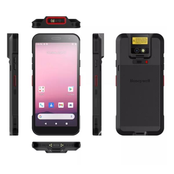 CT32 handheld computer, rugged, Wi-Fi 6E, 5G, Nano SIM, eSIM, 6-inch screen, full touchscreen, 8GB RAM, 128GB Flash, FlexRange scan engine, green dot, front & rear camera, NFC, GMS 2