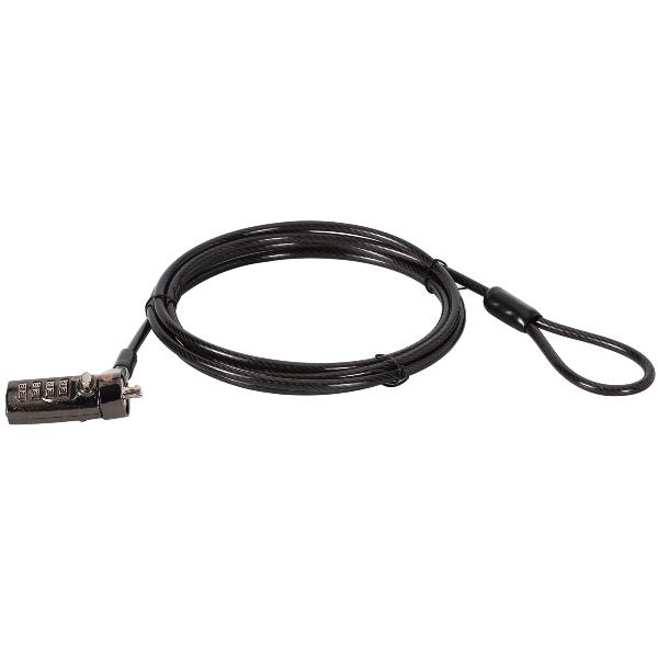 CONCEPTRONIC LUCCHETTO PER NOTEBOOK A COMBINAZIONE, slot per lucchetto nano, 1,8 m