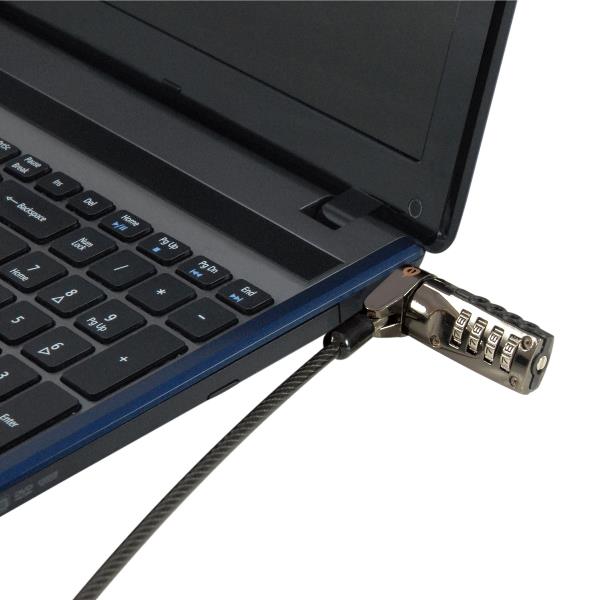 LUCCHETTO PER NOTEBOOK A COMBINAZIONE, slot di blocco standard, 1,8 m 5