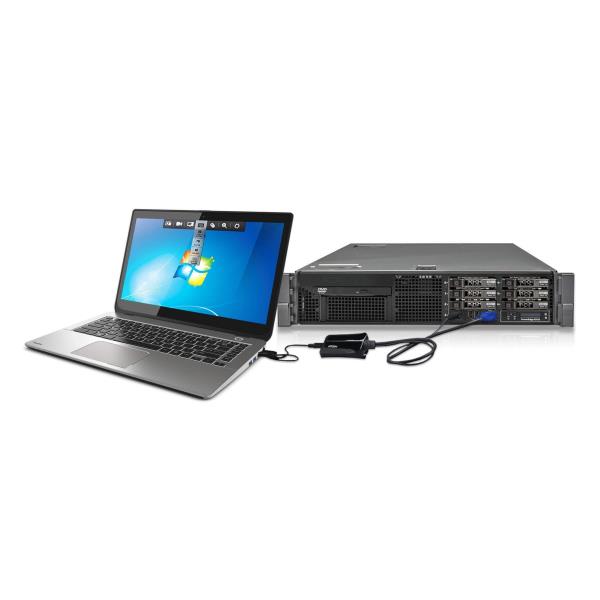 Adattatore crash cart console KVM USB per laptop 8