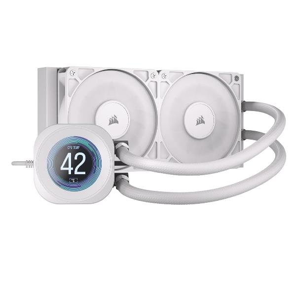 CORSAIR NAUTILUS 240 RS LCD - Bianco
