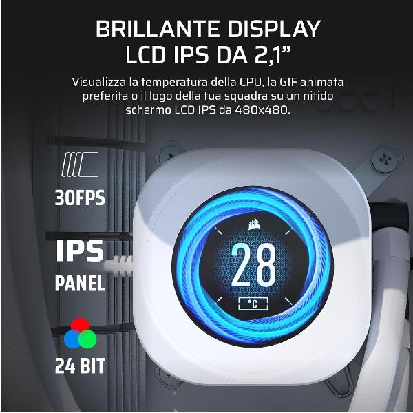 NAUTILUS 360 RS LCD - Bianco 5