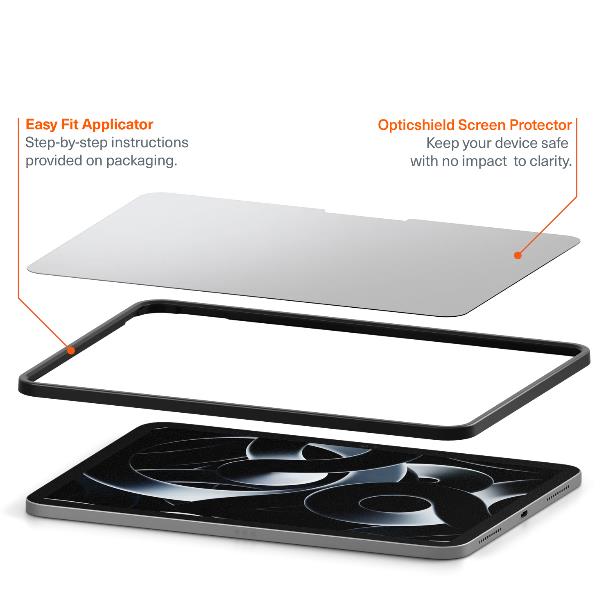 Cygnett OpticShield - Vetro di Protezione per iPad Pro 13" (M4 gen.7) con applicatore