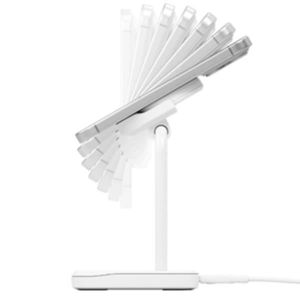 Base di ricarica 2 in 1 ChargeBase Qi2 per iPhone e AirPods - Bianco 4