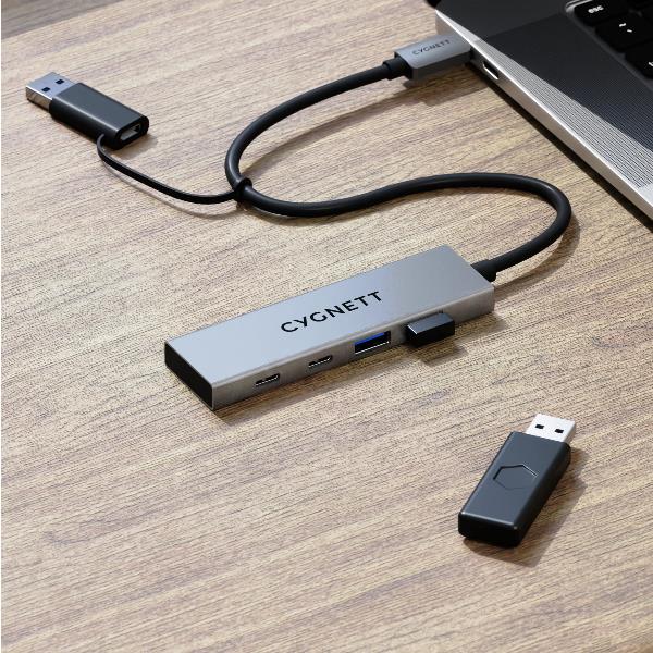 Cygnett Unite 4in1 USB-C to USB-A Hub