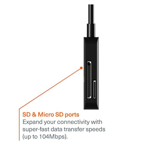 Unite USB-C to SD & Micro SD Adapter 3