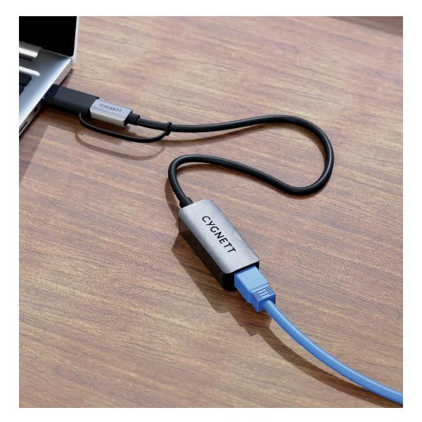 Cygnett Unite USB-C to 2.5Gbps Ethernet Adapter