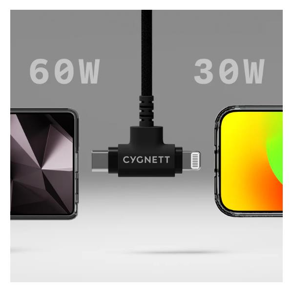 Unite T-Type USB-C 1M Black 2