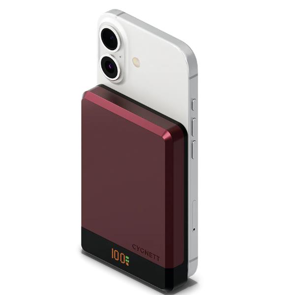 Cygnett MagSlim 10k Power Bank - Cherry Rose