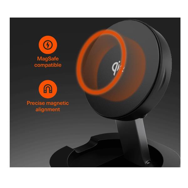 Chargebase Qi2.0 Single Wireless Charger - Black 2
