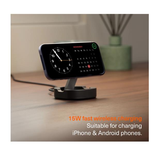 Chargebase Qi2.0 Single Wireless Charger - Black 4