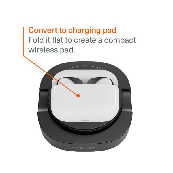 Chargebase Qi2.0 Single Wireless Charger - Black 5