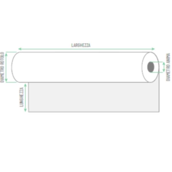 ROTOLIFICIO PUGLIESE ROTOLO CRISTAL PLOTTER 80GR 61 X 50