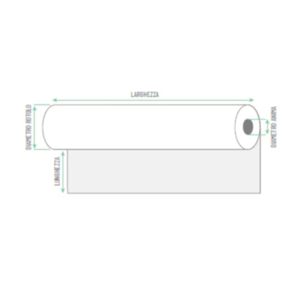 ROTOLIFICIO PUGLIESE ROTOLI CRISTAL PLOTTER 90GR 61 X 50