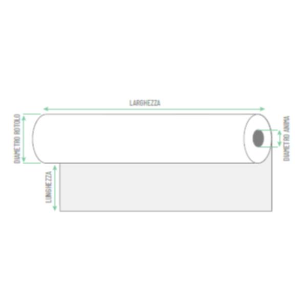 ROTOLIFICIO PUGLIESE ROTOLI CRISTAL PLOTTER 80GR 62,5 X 50