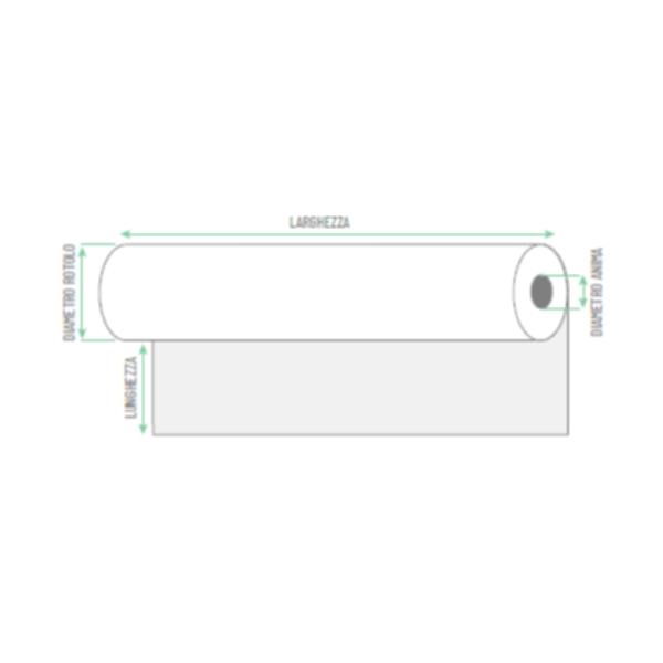 ROTOLIFICIO PUGLIESE ROTOLO CRISTAL PLOTTER 90GR 62,5 X 50
