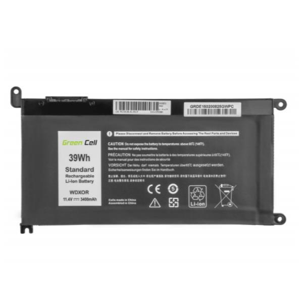 Batteria a celle verdi WDX0R WDXOR per Dell Inspiron 13 5368 5378 5379 14 5482 15 5565 5567 5568 5570 5578 5579 7560 7570 2