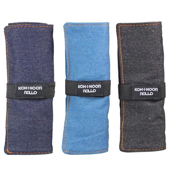 ASTUCCI ARROTOLABILI JEANS CON 24 SCOMPARTI E BUSTINA CON ZIP 2