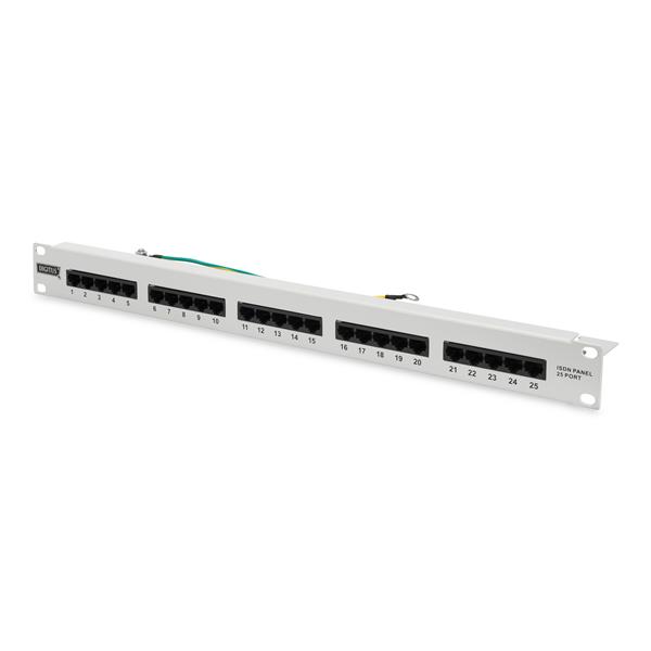 DIGITUS PANNELLO 25 PORTE UTP CAT.3 ISDN