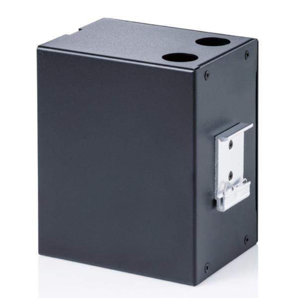 Distributore a binario top-hat in rame, 6 porte, nero 4