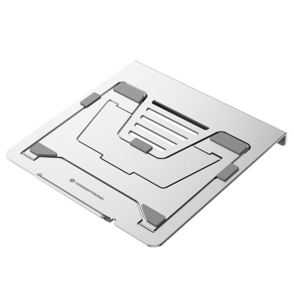 SUPPORTO PER LAPTOP con Docking Station USB-C MST 7-in-1, Dual HDMI 4K60Hz, USB PD 100W, USB-C 5Gbps, 2x USB-A 5Gbps, GbE 3