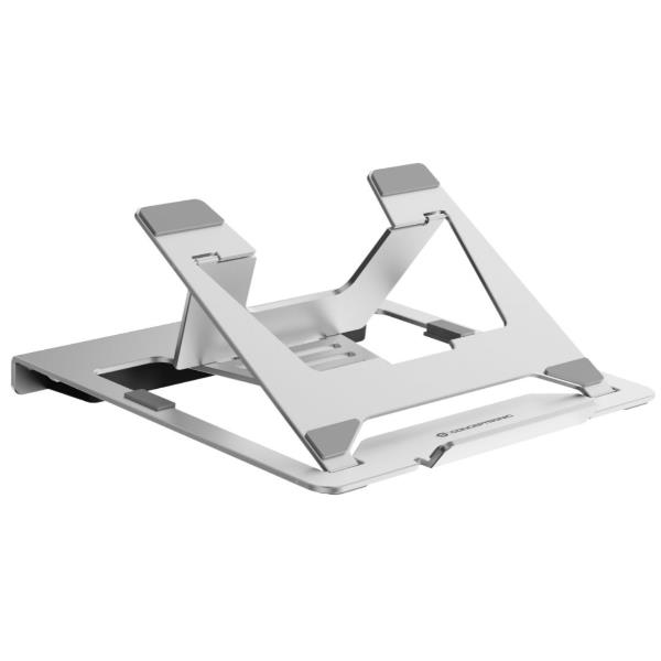 SUPPORTO PER LAPTOP con Docking Station USB-C MST 7-in-1, Dual HDMI 4K60Hz, USB PD 100W, USB-C 5Gbps, 2x USB-A 5Gbps, GbE 8