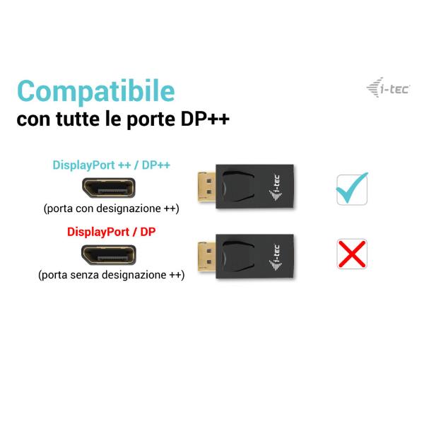 Adattatore passivo Display Port (DP) a HDMI 4K 3