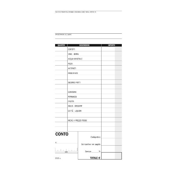DATA UFFICIO CONTO RISTORANTE