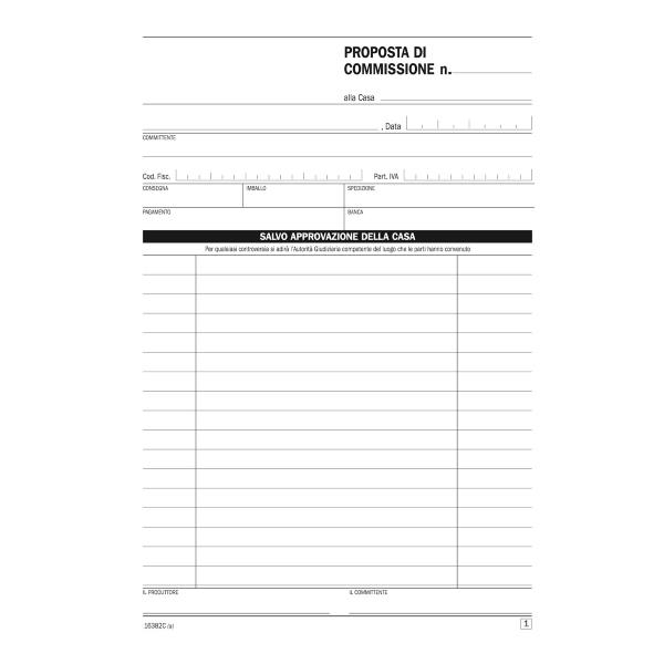 DATA UFFICIO Proposte di Commissione
