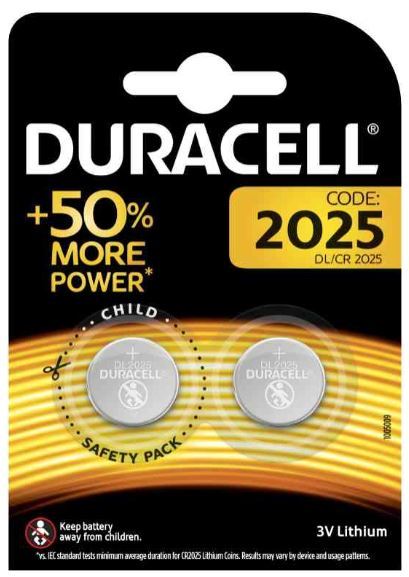 DURACELL DURACELL CR2025 CONF.2