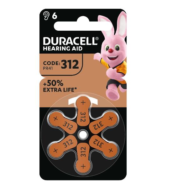 DURACELL EasyTab Batterie Acustiche Marrone